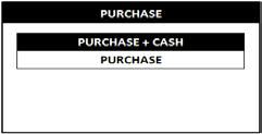 The amount of the cash portion is identified in the transaction data as a separate item. 6 Transaction Approved.