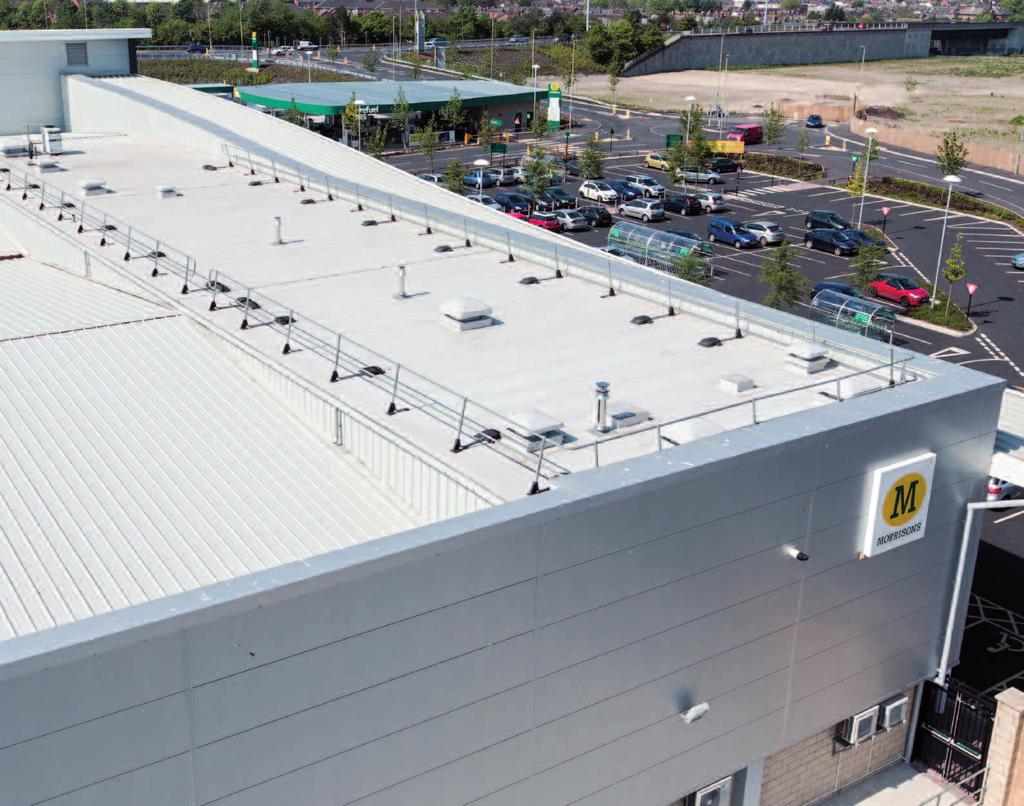 Trisomet Client: Wm Morrison Supermarket Plc Architect: RPG Architects Main contractor: Barnwood Construction Ltd Cladding system: Trisomet and Trimapanel Colorcoat product: Colorcoat HPS200 Ultra in