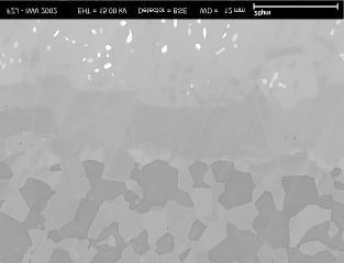 Interface between Ni-Base Alloy (CMSX 4) and NiCoCrAlY (PWA 286) coating after 1000 h exposure at 1000 C - a) SEM-picture, b) calculated