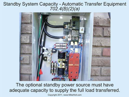 702.2 Definition. Optional Standby Systems.