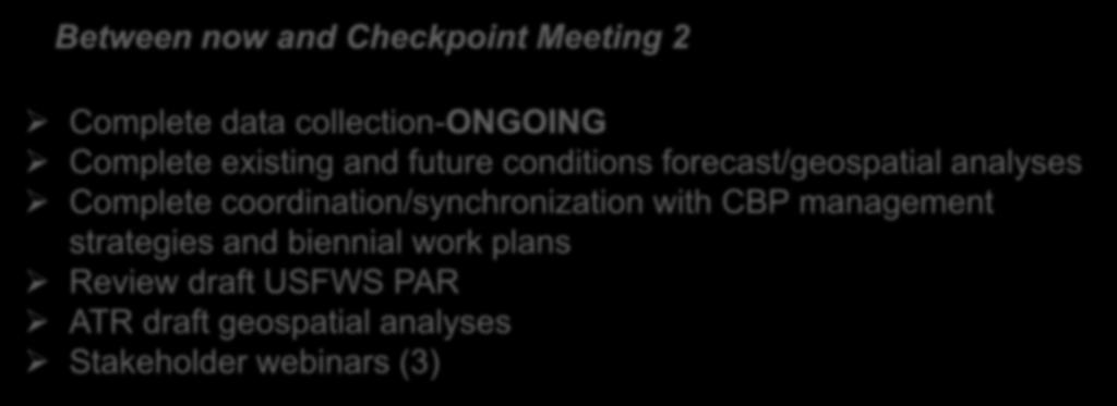 NEXT STEPS 19 Between now and Checkpoint Meeting 2 Complete data collection-ongoing Complete existing and future conditions forecast/geospatial analyses Complete