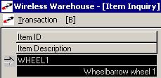 7 INQUIRY WIRELESS WAREHOUSE MANAGEMENT GUIDE Function Key Commands Aside from the standard array of F-key functions that are the same in all windows, the Criteria Screen provides additional F-key