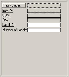 10 PRINTING WIRELESS WAREHOUSE MANAGEMENT GUIDE Print Labels Screen The Print Labels screen appears when the system prompts you for printing information.