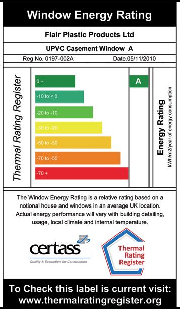 ENERGY EFFICIENCY NEW WINDOWS OLD WINDOWS The thermal image of the house above, shows the green areas (top left) where old windows have been replaced with modern energy efficient ones, in contrast to