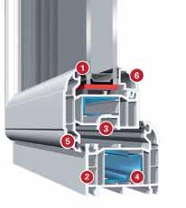 WINDOWS Profiles Ovolo 070 System. Chamfered C70 System. Kommerling 070 & O70 Profiles Black gaskets and weatherseals, provide lasting performance and slimmer sightlines.