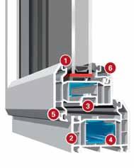 070 & C70 chamber Gold Systems. Both profiles offer a 70mm frame depth, extruded using a colourfast lead-free UPVC Greenline compound.