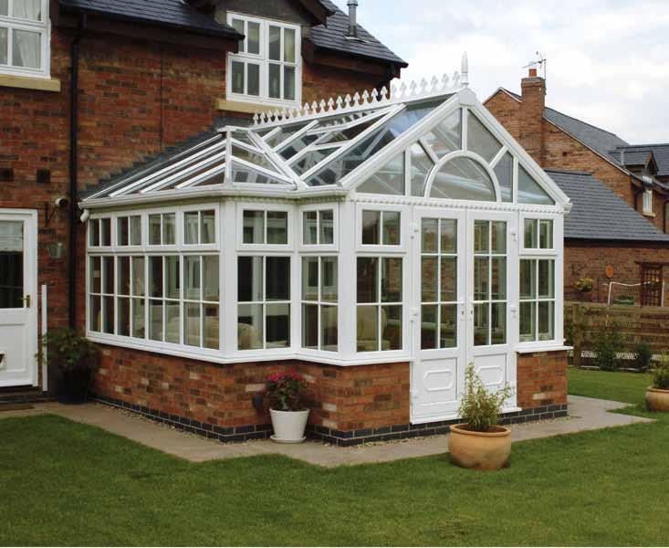 CONSERVATORIES Our conservatories are made up using Europe s number one Kommerling profile in either the chamfered C70 or Ovolo design of the O70.
