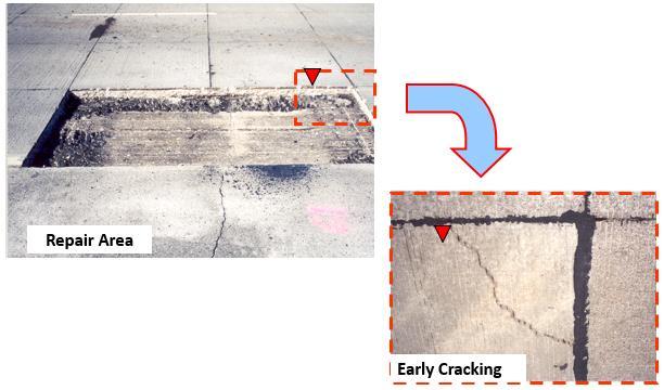 removed during the milling process. Care should be taken create insure the depth of the patch area in uniform and that the milled areas are the same depth as the areas where the jack hammer was used.