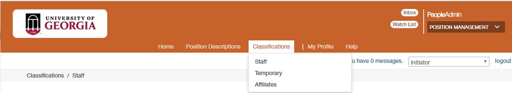 You would typically see an outstanding position request or hiring proposal if you go to the Position Management module, hover over the Position Descriptions tab and click the Staff option.