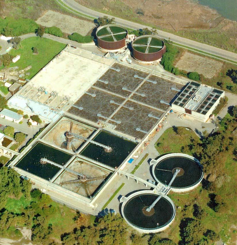 Palo Alto RWQCP Treats wastewater (sewage) for 5 cities