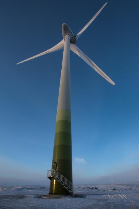 3 megawatt turbines 2013 8.4% power and 3.