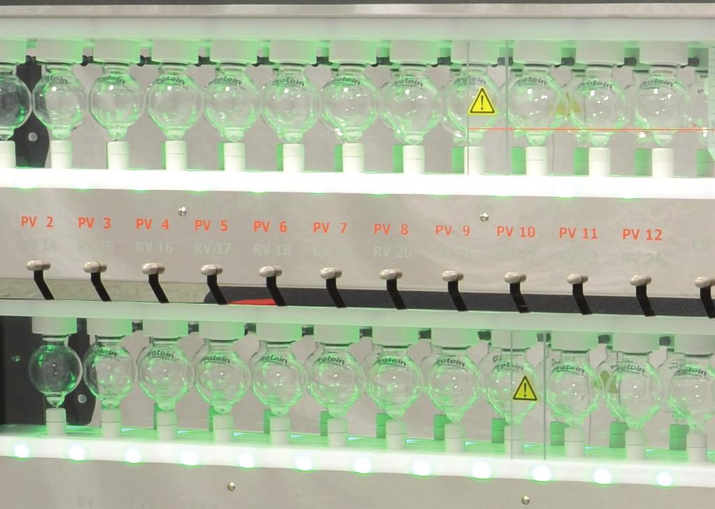Innovative Features 12 Synthesizers in One! Robust, Reliable Construction Preactivation Now you can preactivate on multiple reactors in parallel. Perfect for sterically hindered amino acid additions!