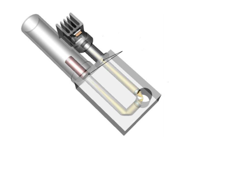 22 Figure 1b: Design of the Fidas Optical Sensor LED Light Source Light Scattering Detector Photomultiplier T-Aperture Aerosol channel with 3D T-shaped measurement volume Mirror The particles move