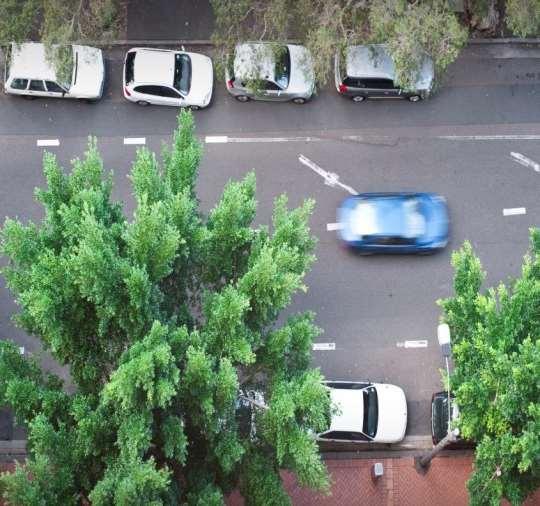 30% of urban traffic is caused by drivers circling to find a parking