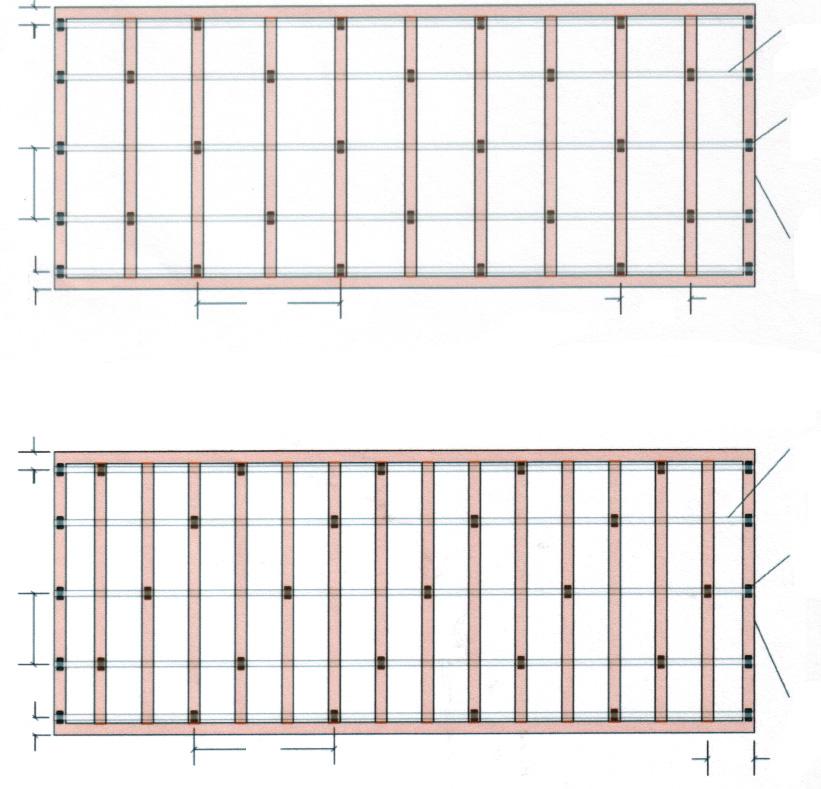 Application Recommendations for Walls and Ceilings, Wood or Steel Framing INSTALLING RESILIENT SOUND ISOLATION CLIPS (RSIC-1) RSIC CLIPS AT 24" O.C. RSIC-1 Wall or Ceiling System Framing at 24" o.c. RSIC-1 clips at 24" x 48" o.