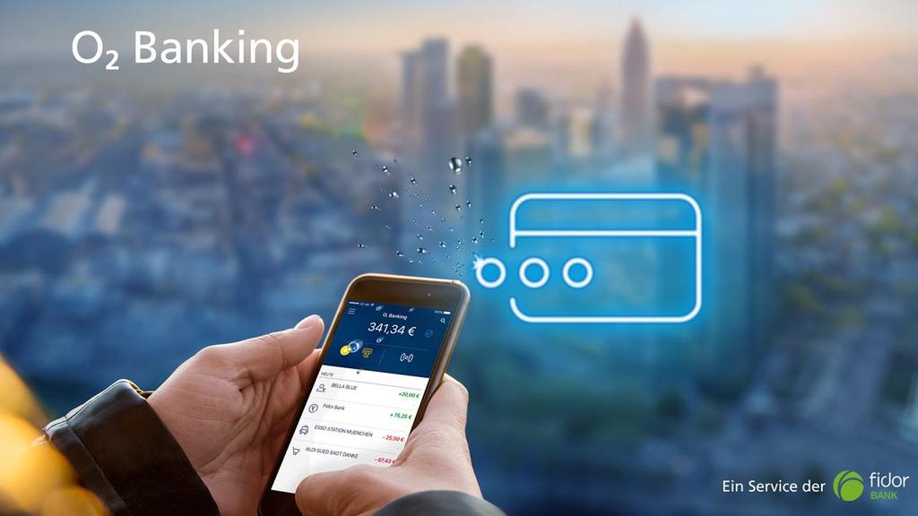 O2 Banking Telco Bank Telefonica-owned O2 became the first mobile operator to launch a mobile-only bank account, in cooperation with Fidor Bank.