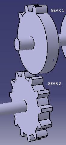 The motion of pulley1 is transferred to the pulley2 by means of chain/belt drive. 4.2 GEAR ARRANGEMENT Fig.
