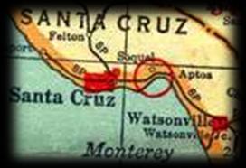 About Santa Cruz Santa Cruz County has 262,382 residents and is situated at the northern tip of Monterey Bay, 65 miles south of San Francisco, 35 miles north of Monterey, and 35 miles southwest of