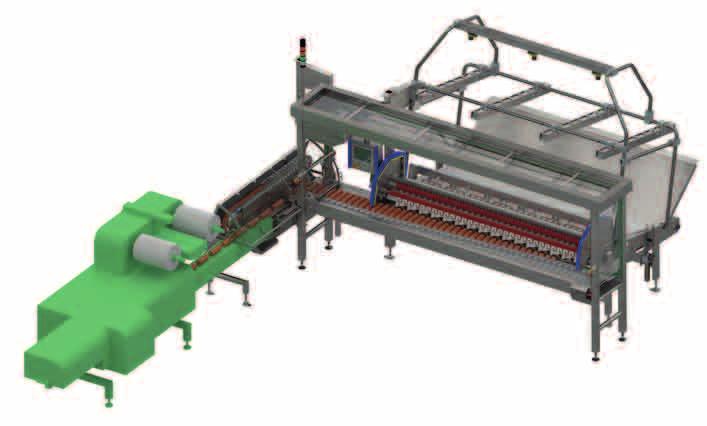 GRADOMATIC LINEMASTER The GRADOMATIC is a versatile Houdijk product row forming system for round products.