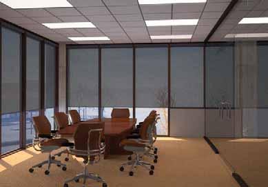 Hyperion automatically positions shades to let useful daylight into the space.