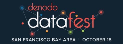 Next Steps Register for Denodo DataFest User Conference San Francisco Bay Area Oct 18 Register at: www.denododatafest.com Join Semarchy on www.semarchy.