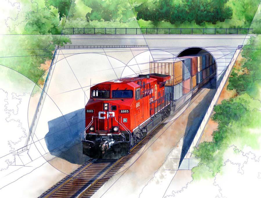Continental Rail Gateway (CRG) Project Proposed Rail Tunnel A new high-capacity replacement rail tunnel Will handle trains carrying double-stacked 9 6