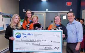 WOODFIBRE LNG LIMITED IN THE COMMUNITY Woodfibre LNG Limited is committed to supporting local events, charities and community groups that play