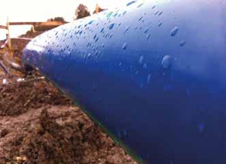 PIPES Lower construction costs thanks to flexible laying options, including alternative methods without sand