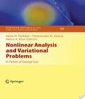 Nonlinear Analysis And Variational Problems nonlinear analysis and variational problems author by