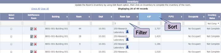 Step 1 - Inventory Confirm that the room listing is accurate make any