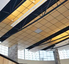 Factory pre-finished with a clear top coat or stained to match your control sample. These ceiling tiles are easy to install using your existing or new T-Bar grid.