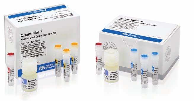 Product Bulletin Human Identification Quantifiler Human DNA Quantification Kit Quantifiler Y Human Male DNA Quantification Kit The Quantifiler kits produce reliable and reproducible results, helping