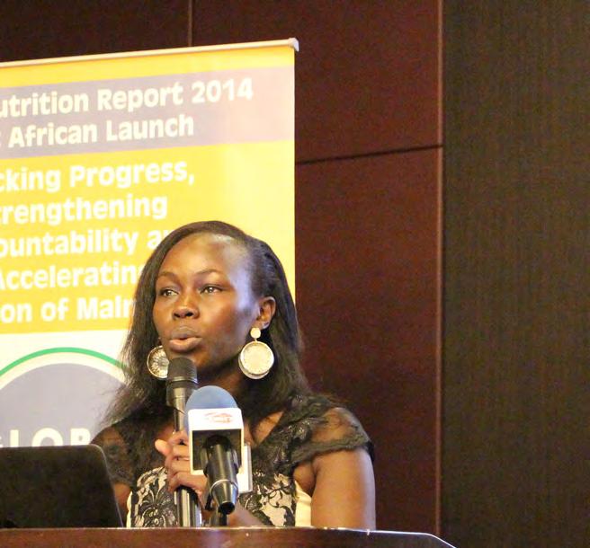 top of their political agendas as parliamentarians can hold governments to account to provide for Nutrition budgets.