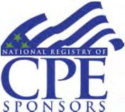 professional education on the National Registry of CPE Sponsors. State boards of accountancy have final authority on the acceptance of individual courses for CPE credit.