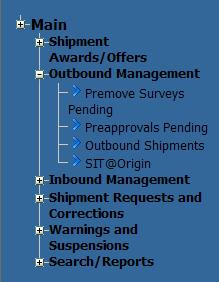 6 OUTBOUND MANAGEMENT Outbound Management functions are used after a TSP has accepted a shipment and up to the point when a shipment is placed in transit.