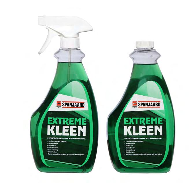 EXTREME KLEEN Powerful, environmentally friendly, multi-purpose detergent cleaner for use in factory, workshop and industrial food processing facilities. Cleans anything and everything.