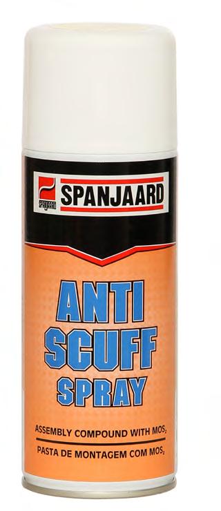 ANTI-SCUFF PASTE & SPRAY Used for the assembly of all moving parts to prevent scuffing