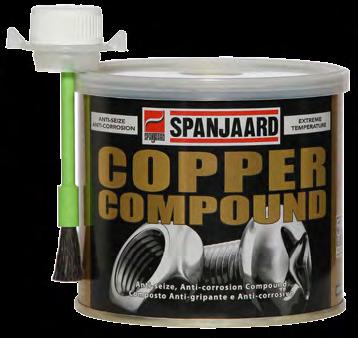 Prevents seizing, galling and corrosion up to +1100 C for Copper