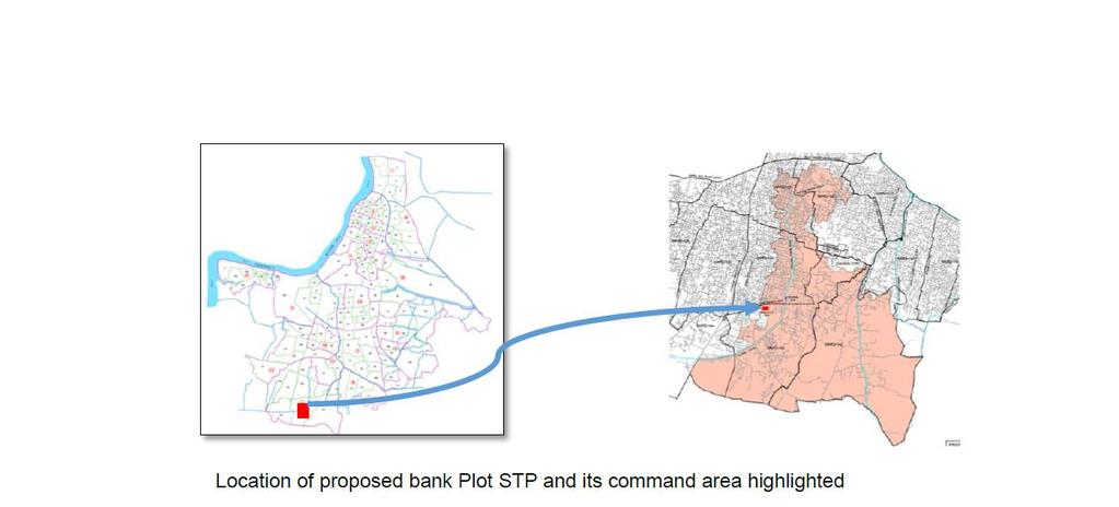 4 Figure 2: Proposed Location of Bank Plot Sewage Treatment Plant with Its Catchment Area Table 2: Components of TR-03/SD 29 Package: TR-03/SD 28 - WBSETCL Sewage Treatment Plant (45MLD) in Ward 144