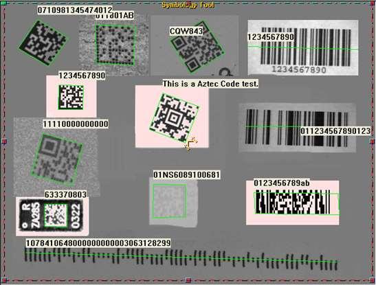 Decoding Multiple Codes With An Imager 1D / 2D Black on White