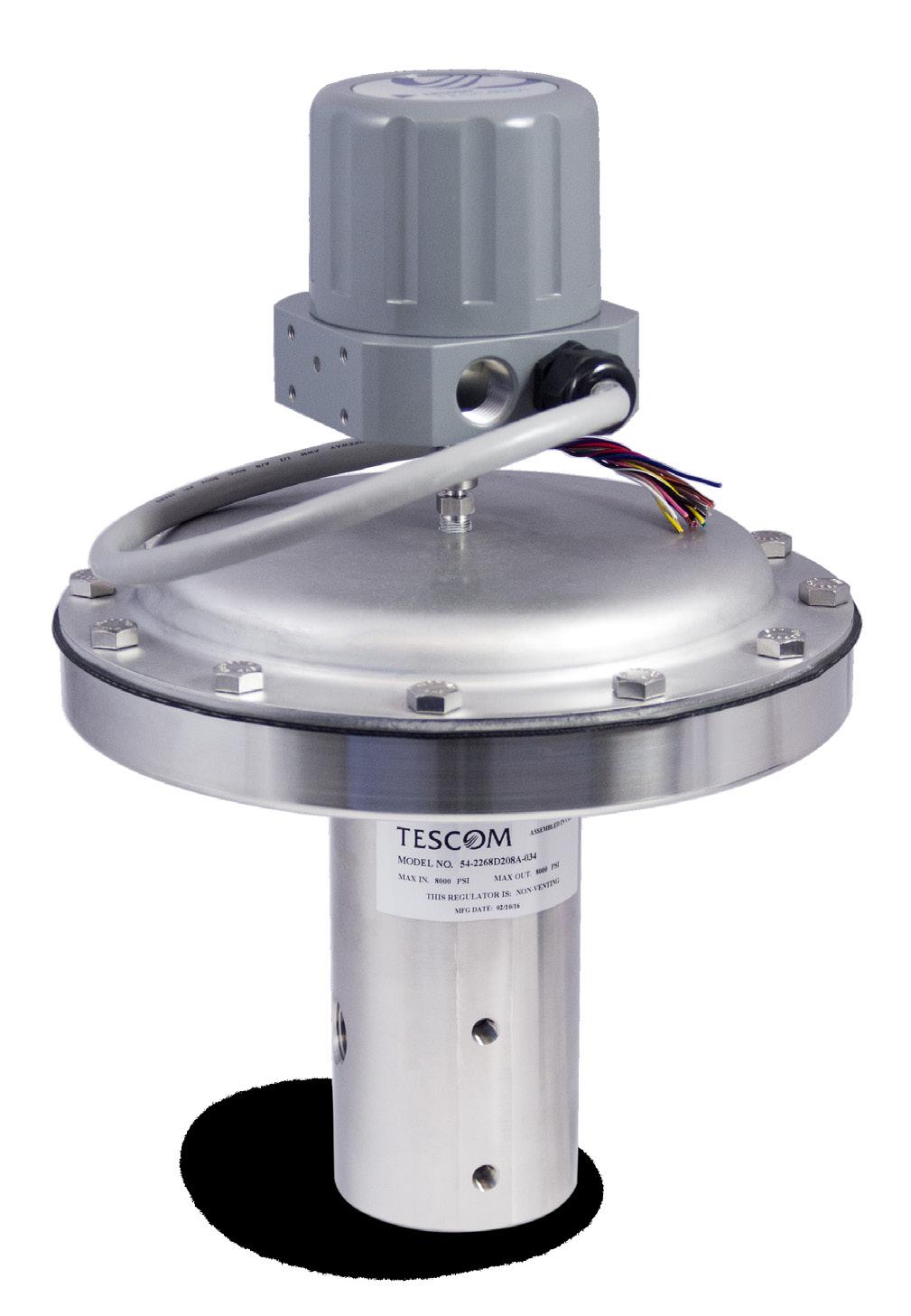 TESCOM 56 Series chemical injection flow control valve accurately delivers the optimal injection rate Product overview The TESCOM 56 Series chemical injection flow control valve utilizes an