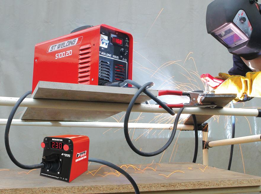 Unlike standard inverter welding machines, which waste high levels of input energy and create harmonics in the line, Stayer s welding sets are equipped with active PFC to prevent wastage and ensure