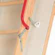 CLICK Low weight and innovative way of hooking the hatch on the so-called click allows for installation of the loft ladder by one person.