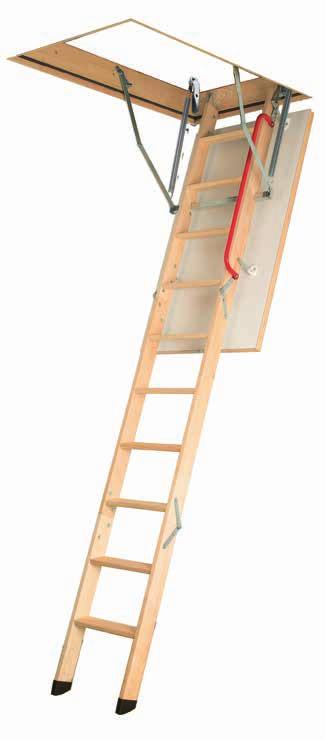 NON-STANDARD LOFT LADDER SIZES NON-STANDARD LOFT LADDER SIZES Where installation of a standard FAKRO loft ladder is not possible, bespoke timber folding sections of the LWK KOMFORT can be made.