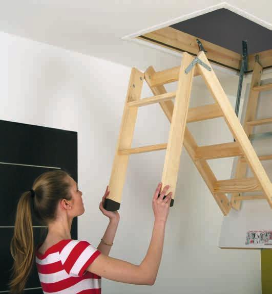 FOLDING LOFT LADDERS enable safe and easy access to loft spaces without the need for