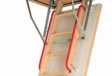 It is mounted onto upper ladder section.