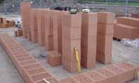 Porotherm was undertaken and found to be similar to that for an equivalent wall constructed from