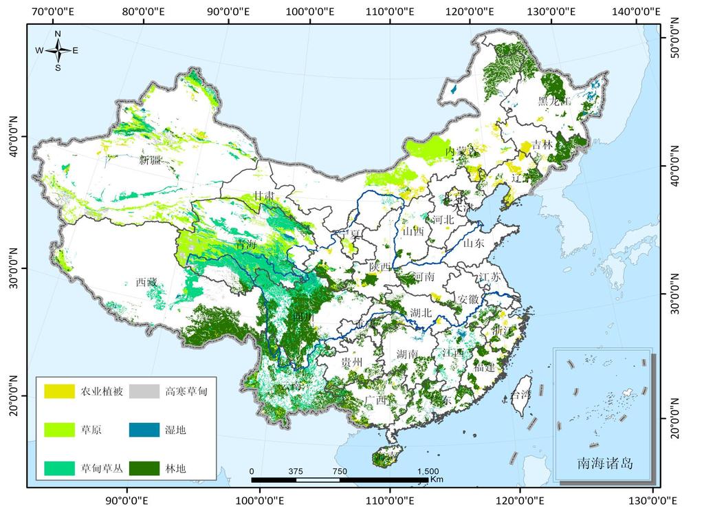 Ecosystem service spatial pattern Important area for biodiversity conservation Areas