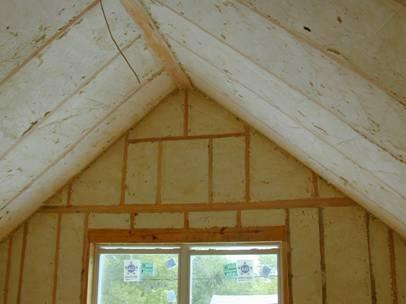 Unvented Attics Open-cell Spray Foam Corbond Open-cell SPF Thermal barrier coating needed for homeowner access or storage.