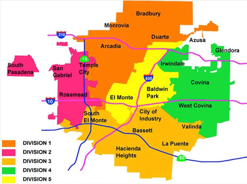 Upper San Gabriel Valley Municipal Water District Special district formed in 1960 144 mi 2